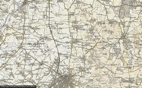 Historic Ordnance Survey Map of Bishop's Cleeve, 1899-1900