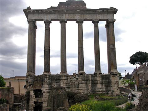 Temple of Saturn. Rome, Roman Forum.