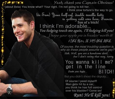 Dean Quotes by Donttouchmywand on DeviantArt