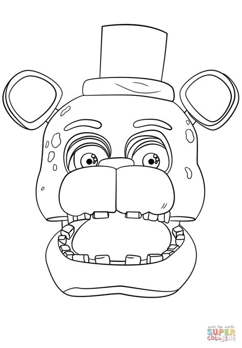 Golden Freddy Coloring Pages at GetColorings.com | Free printable colorings pages to print and color