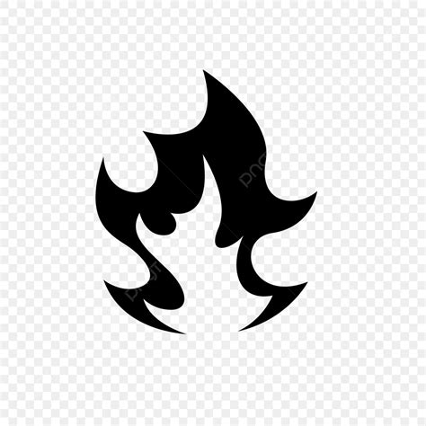 Fire Logo Silhouette PNG Images, Fire Vector Logo Icon, Fire, Logo ...