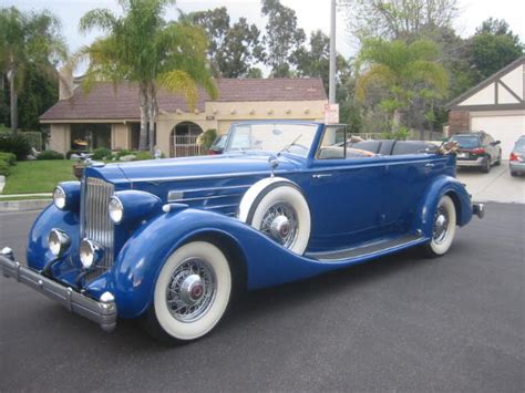 1935 Packard Twelve Convertible Sedan, Older Restoration - Classic Promenade