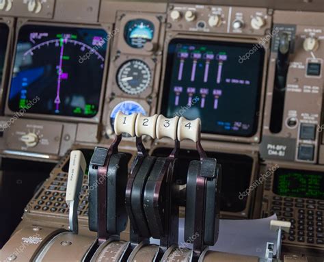 Airplane Cockpit Instruments — Stock Photo © atosan #62410805