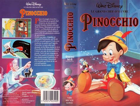 Opening & Closing to Pinocchio (1940) 1995 VHS (France) | VHS Openings ...