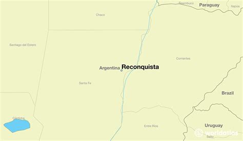 Where is Reconquista, Argentina? / Reconquista, Santa Fe Map ...