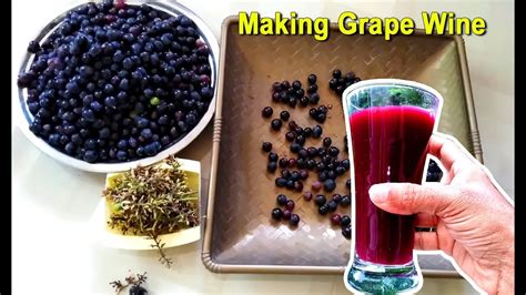 How To Make Grape Wine at Home | Homemade Red Wine Recipe | Craft Village - YouTube