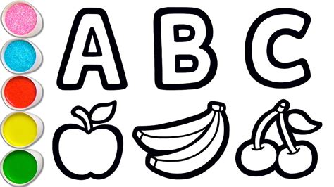 ABC Alfabe Çizim Boyama-ABC Alphabet Drawing Coloring #210