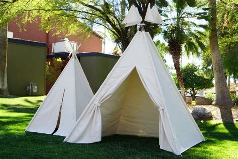 XL/XXL original teepee, 8ft kids Teepee, large tipi, Play tent, wigwam or playhouse with canvas ...