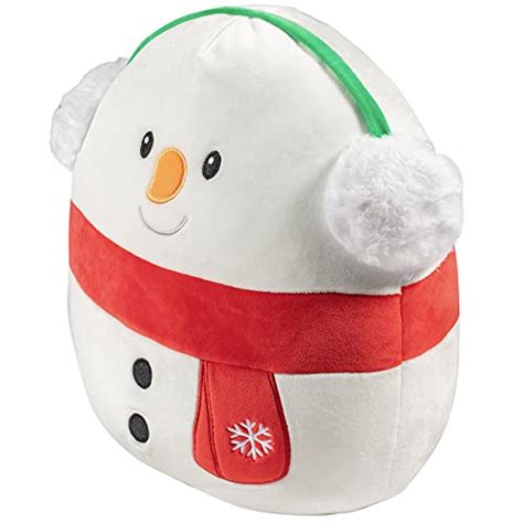 Squishmallow 12" Manny The Snowman - Official Kellytoy Plush - Soft and Squishy Stuffed Animal ...