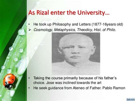 Rizal: Education in the University of Santo Tomas