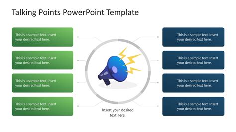 Talking Points PowerPoint Template & Presentation Slides