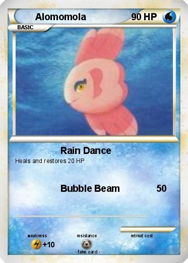 Pokémon Alomomola 7 7 - Rain Dance - My Pokemon Card