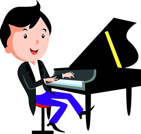 Child Boy Sing Clipart Playing Piano Boy Clipart Png Download | Images and Photos finder