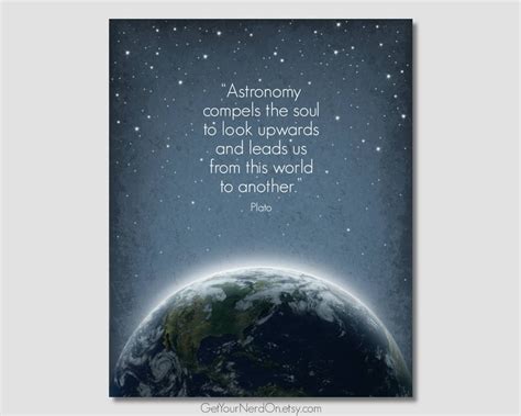 Inspirational Astronomy Quote Poster, Nerdy Science Teacher Home Decor ...