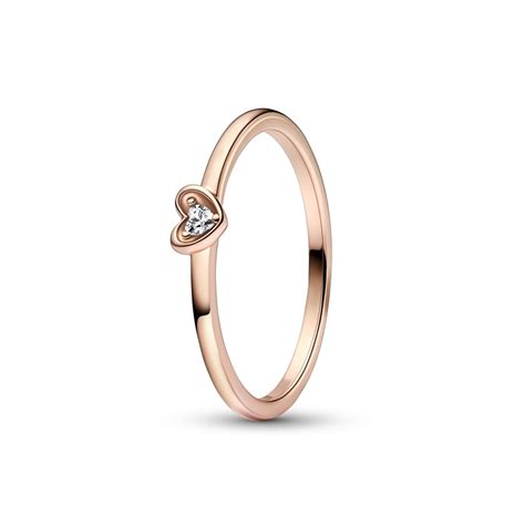 Pandora Rose-Gold Plated Radiant Heart Ring - Pandora Jewellery from ...