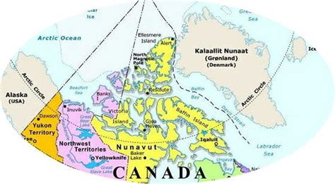 Northern Canada Regional Map