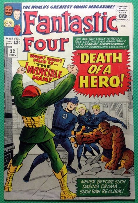 | Fantastic Four (1961) #32 FN- (5.5) vs Super Skrull