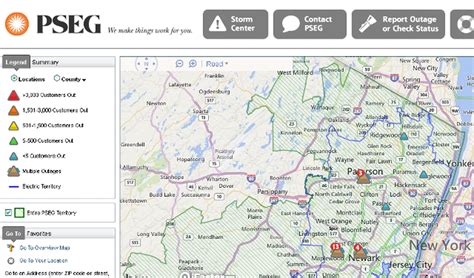 PSEG Outage Map Piscataway NJ