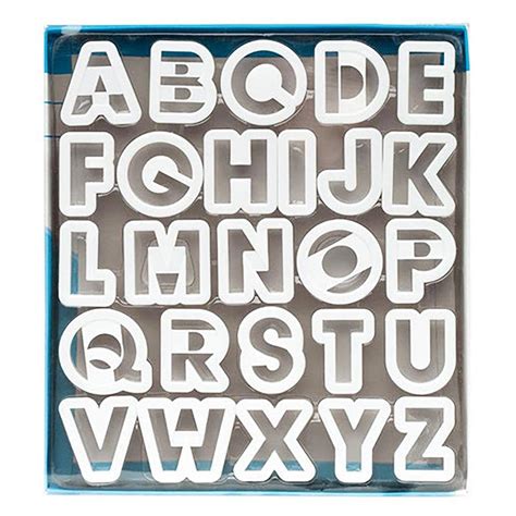 Alphabet Set of 26 Cookie Cutters — The Cookie Countess