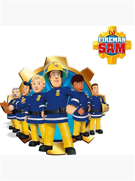 "FIREMAN SAM Merchandise!" Poster for Sale by Noflash | Redbubble