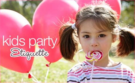 Kids Party Etiquette // Hostess with the Mostess®