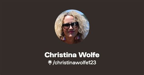 Christina Wolfe | Instagram, Facebook | Linktree