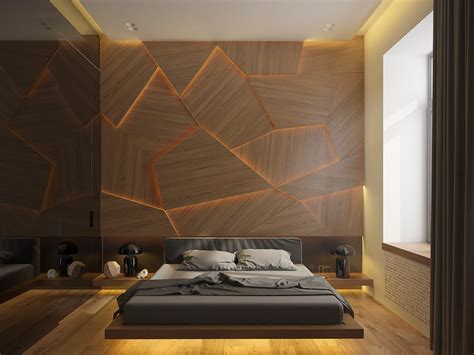 Wooden Wall Designs: 30 Striking Bedrooms That Use The Wood Finish ArtfullyInterior Design Ideas.