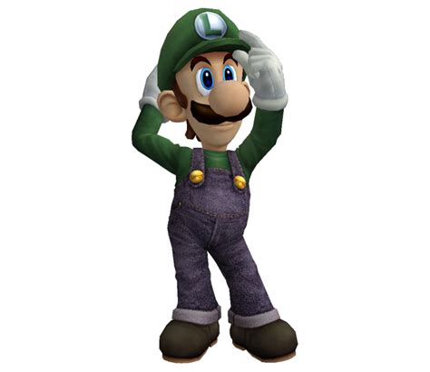 Wii - Super Smash Bros. Brawl - Luigi Trophy - The Models Resource