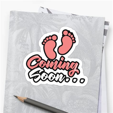 "Coming Soon" Sticker by kieranight | Redbubble