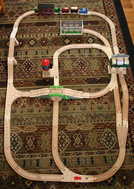 Thomas Track Layout #5 | Thomas the train tracks, Wooden train, Thomas the train toys