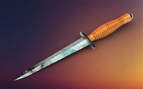 Dirk knife model - TurboSquid 1479316