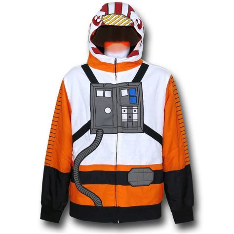 Star Wars Rebel Pilot Masked Costume Hoodie