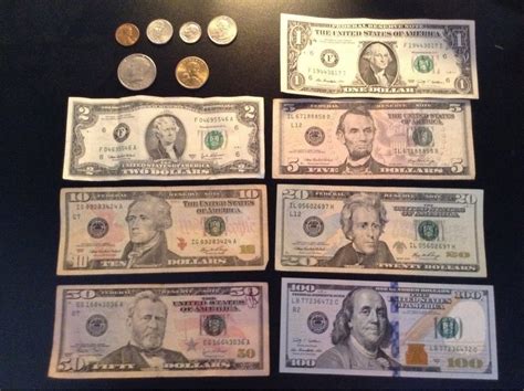 Went to the bank and asked for one of everything. "American currency, 2014" : pics