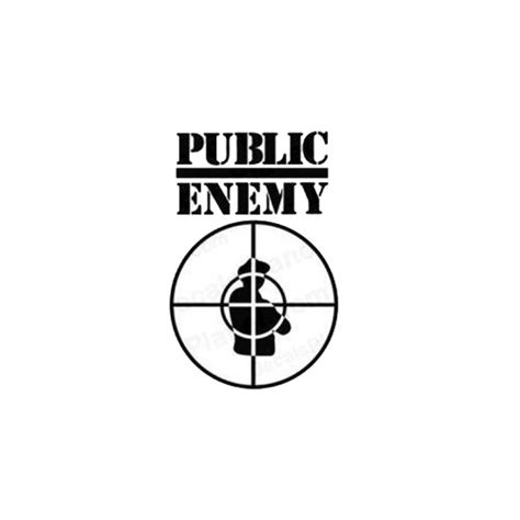 Public Enemy Style 2 Logo Vinyl Decal