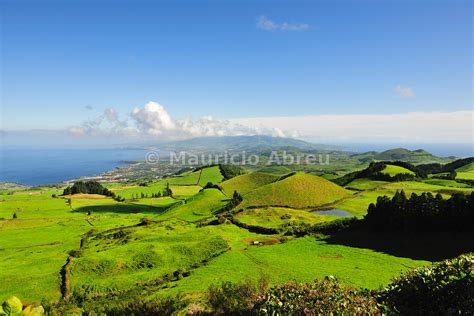 Images of Portugal | Volcanic craters along the São Miguel island. Azores islands, Portugal