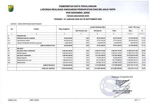 Contoh Laporan Realisasi Anggaran Pemerintah Daerah Contoh Skripsi - Riset