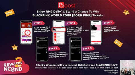 Stand to Win Tickets for Blackpink World Tour in KL When You Redeem RM2 ...