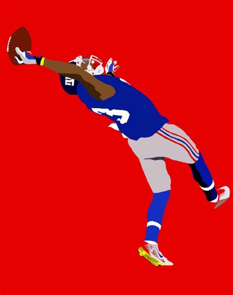 Odell Beckham Jr. The Catch Printed Poster by NeonRevDesigns