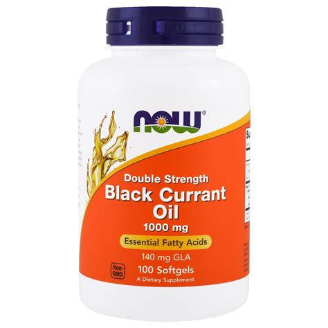 Now Foods, Black Currant Oil, 1,000 mg, 100 Softgels | By iHerb