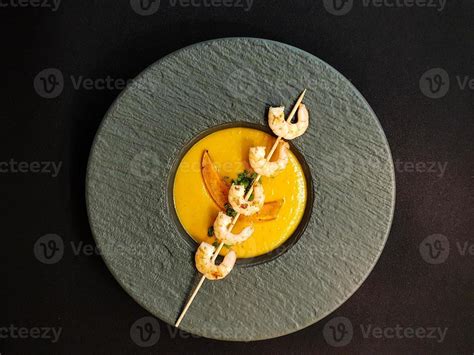 Hokkaido pumpkin soup 3029959 Stock Photo at Vecteezy