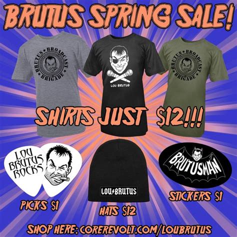 BRUTUS SPRING SALE – Lou Brutus – Sonic Warrior