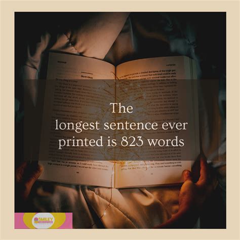 The longest sentence ever printed is 823 words 📖 . We have a feeling it ...