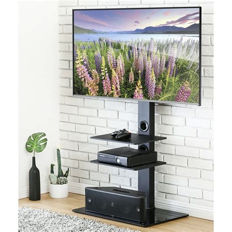 FITUEYES Universal Swivel TV Stand with Cable Management for 32 to 65 Inch Plasma LCD LED Flat ...