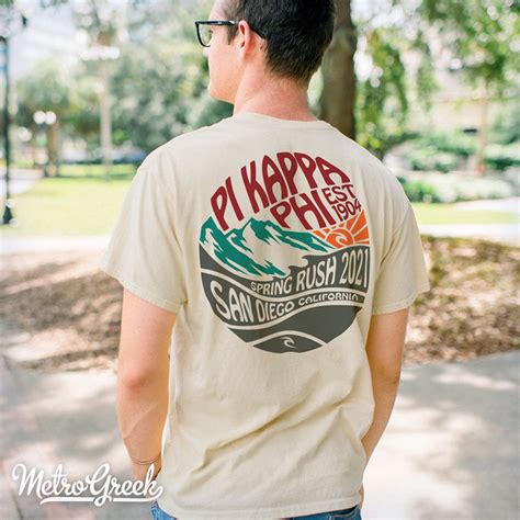 Pi Kappa Phi Fraternity Beach Rush Shirts | Metro Greek