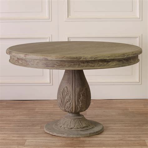 Round Pedestal Acorn Dining Table 120cm - Maison Reproductions