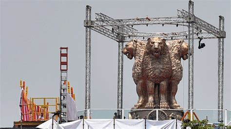 National emblem: Ferocious lions’ statue on new parliament raises eyebrows – Sure A Not