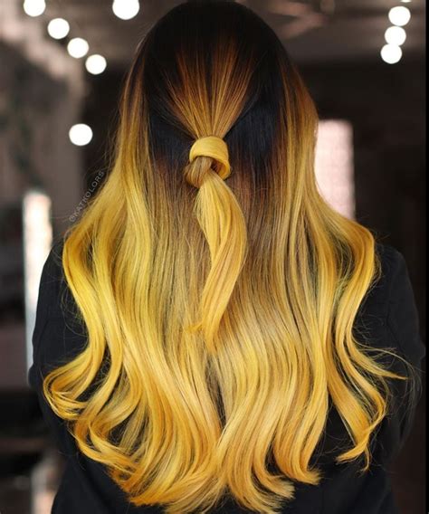 Yellow hair in 2020 | Yellow hair, Light brown balayage, Long brown hair