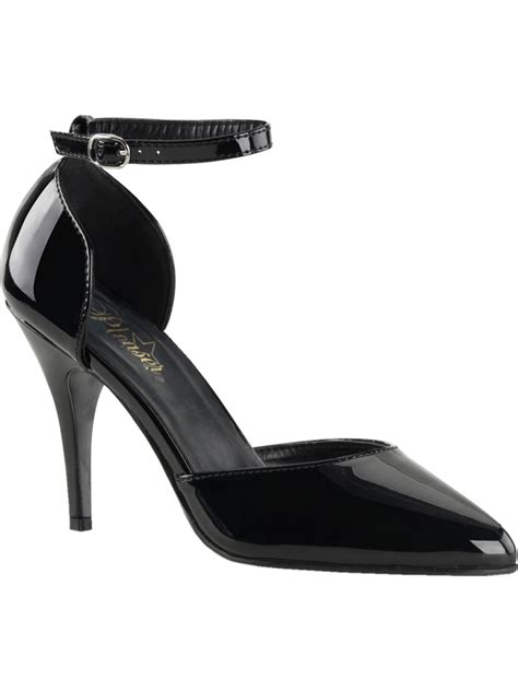 Pleaser - Womens Evening Shoes 4 Inch High Heels D'Orsay Pumps Ankle ...