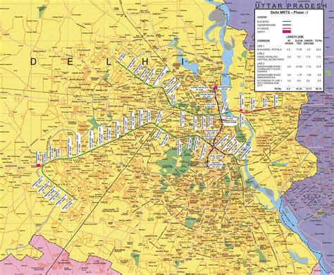 Map of Delhi - Free Printable Maps