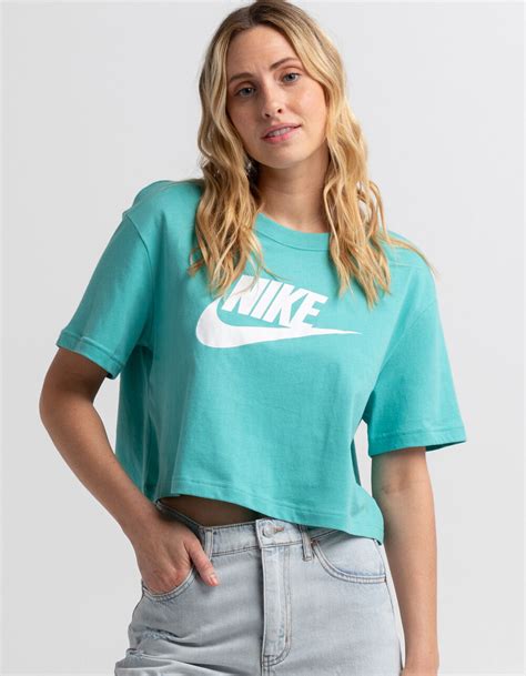 NIKE Sportswear Essential Womens Crop Tee - TEAL BLUE | Tillys